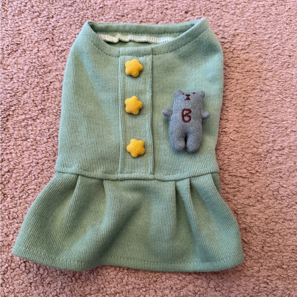 Dog puppy pet cat dress shirt coat vest jacket clothes xxs xs s teacup mini